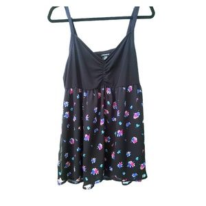 Spaghetti Strap Babydoll Top